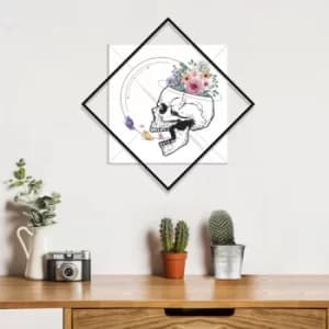 Lost In Thoughts Multicolor Decorative MDF Painting
