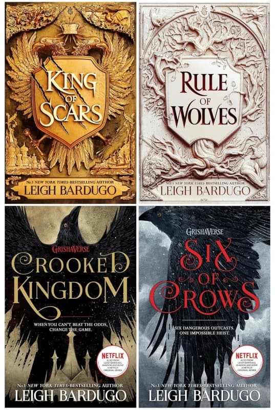 Leigh Bardugo 4 Books Collection Set Six of Crows, Crooked Kingdom Leigh Bardugo Books