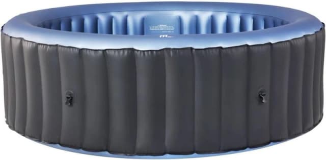 Shatchi Mspa Bergen Inflatable Hot Tub Round 6 Person Spa Blue