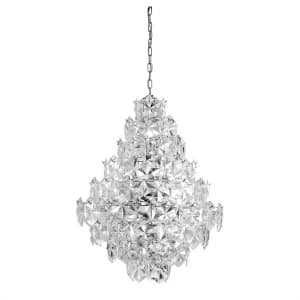 11 Light Pendant Chrome, E14