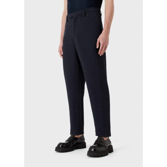 Emporio Armani Trousers Straight Trousers 40R Blue 33445118390