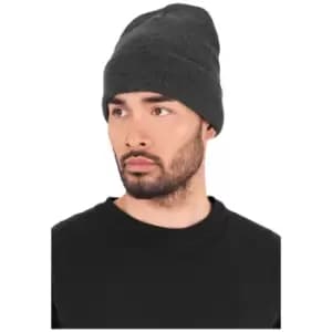 Flexfit Unisex Long Knit Beanie (One Size) (Dark Grey)