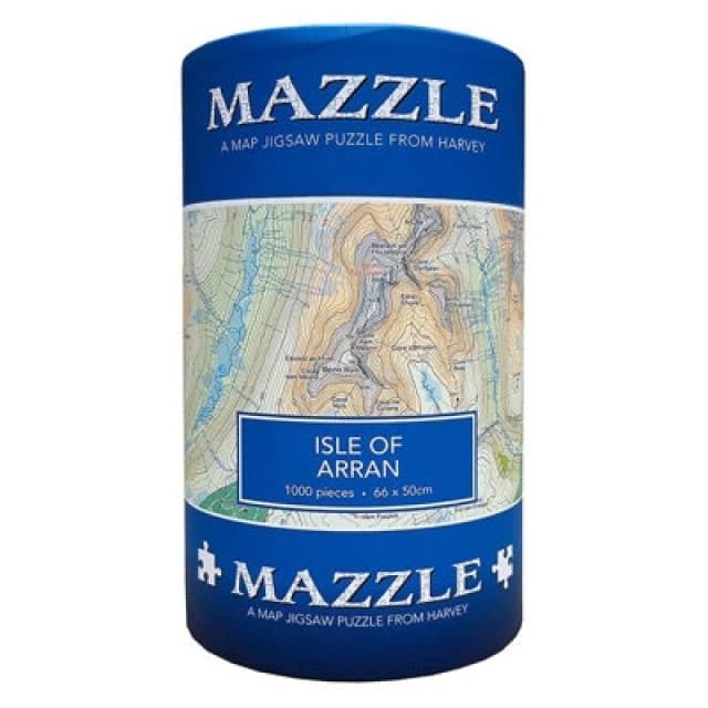 Harvey Maps Harvey Isle Of Arran Mazzle Map Jigsaw Puzzle 1000Pcs