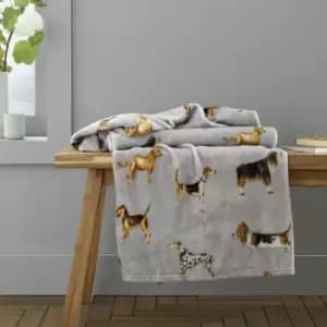 Country Dogs 130x170cm Throw