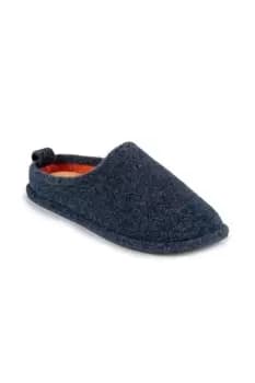Felt Mule With Contrast Binding Slipper