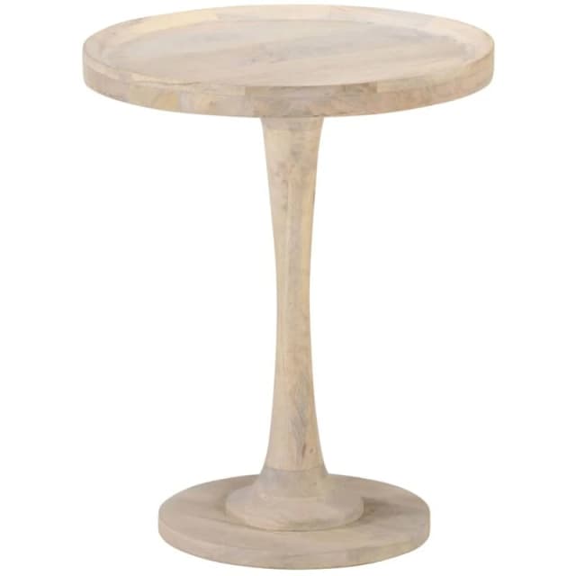 VIDAXL Side Table Ø60x75cm Solid Mango Wood Vidaxl 8720286024829