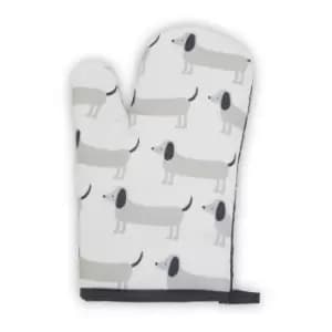 Cotton Sausage Dog Oven Glove