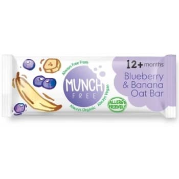 Munch Free Blueberry & Banana Oat Bar - 25g x 16 - 702351