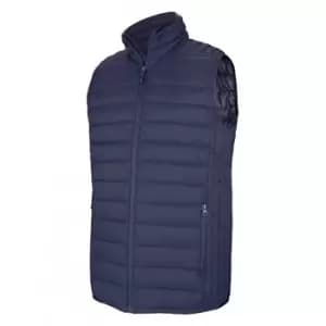 Kariban Mens Quilted Lightweight Down Bodywarmer (L) (Navy)