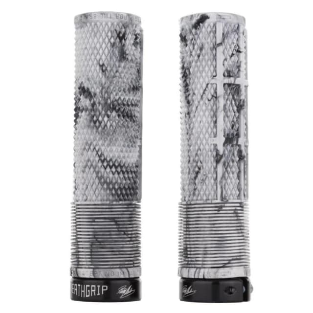 DMR DeathGrip THIN Flangeless Lock-On MTB Grip Snow Camo unisex Thin