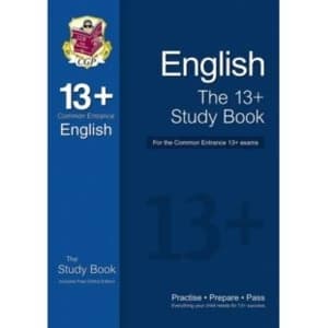 The 13+ English Study Book for the Common Entrance Exams (with Online Edition) by CGP Books (Paperback, 2014)