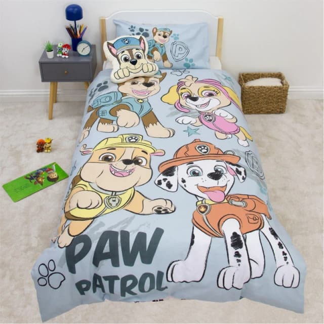 Paw Patrol Sketchy Single Panel Duvet Multicolour unisex One Size