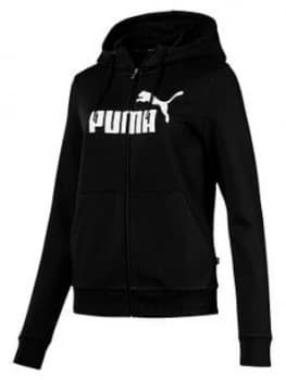 Puma Essentials Logo Hooded Jacket & Legging - Black Size M Women