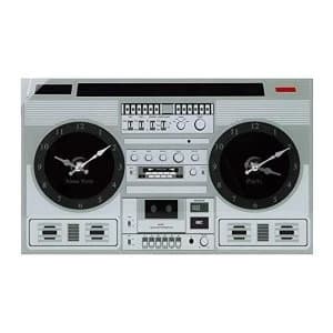 Musicology Glass Wall Clock - Radio