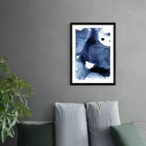 East End Prints Ink Print Navy Blue/White