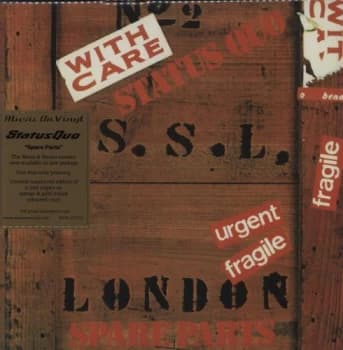 Status Quo Spare Parts - 180 Gram Orange & Gold Mixed Vinyl 2020 UK 2-LP vinyl set MOVLP2732