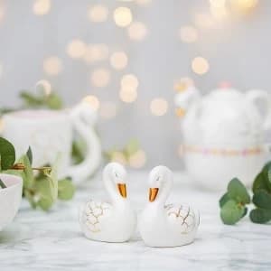 Sass & Belle Freya Swan Salt & Pepper Shaker Set