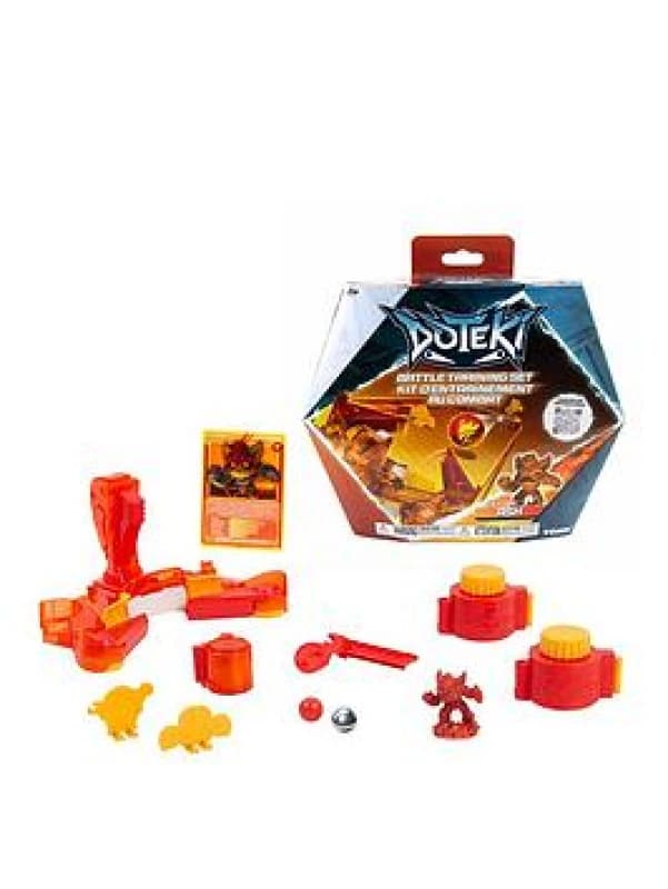 Doteki Battle Training Set - Heatoru Champion Practice Kit with Blitz Targets Ricochet Units Health Key Dynamic Arena Compatible with All Packs A