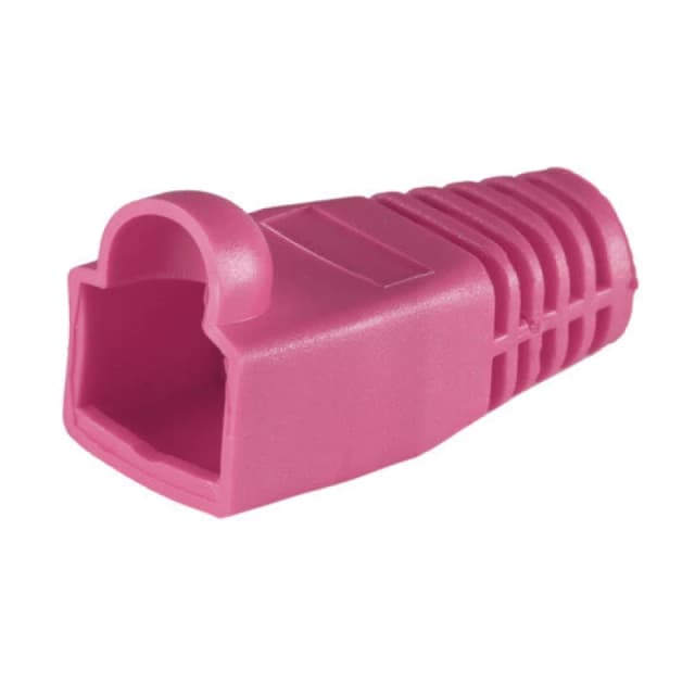 Cablenet Cablenet RJ45 Cat6a Boot Pink 6.5mm 22-2089