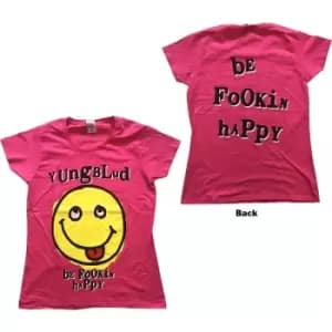 Yungblud - Raver Smile Ladies XX-Large T-Shirt - Pink