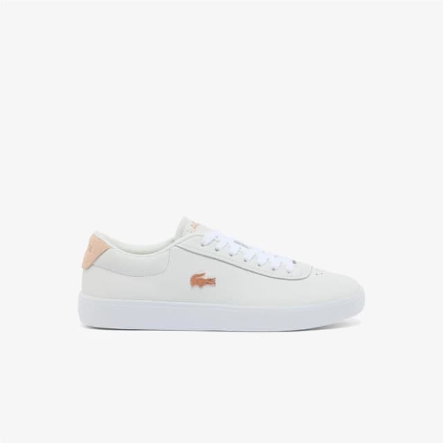 Lacoste Baseshot Evo Trainers White Pink female UK 3