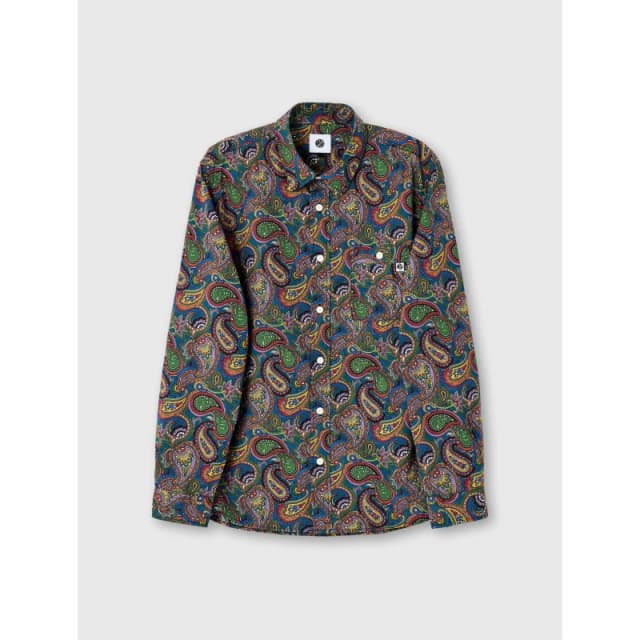 Pretty Green Mens House Paisley Long-Sleeve Patterned Shirt Multi male Small