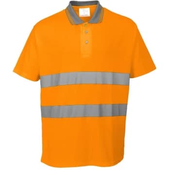 Portwest - S171ORRXS - sz XS Cotton Comfort Polo - Orange