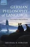 german philosophy of language from schlegel to hegel and beyond