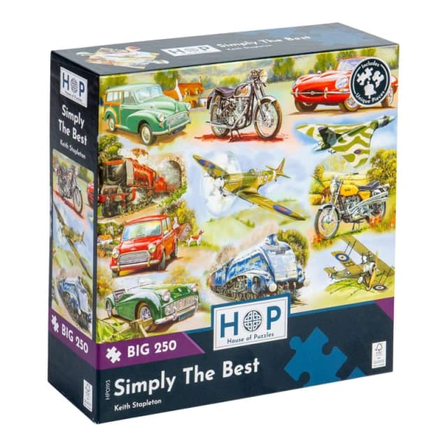 The House Of Puzzles Simply The Best, BIG 250 Piece Jigsaw Puzzle Multi unisex