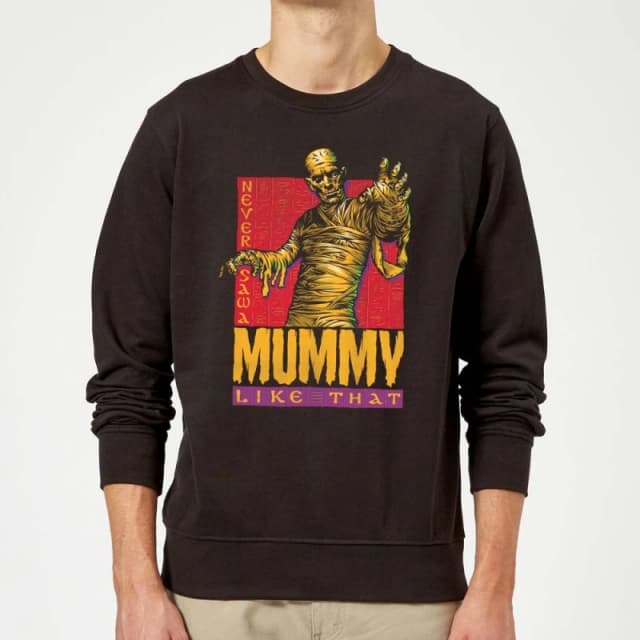 Universal Monsters The Mummy Retro Sweatshirt - Black - L