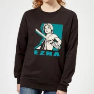 Star Wars Rebels Ezra Womens Sweatshirt - Black