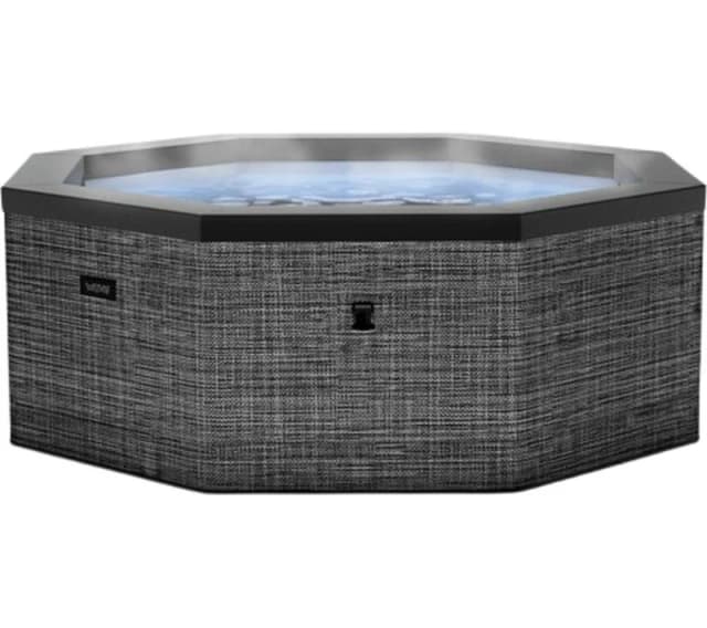 WAVE Como Eco Foam Smart Hot Tub - Flint Grey 5061039892528