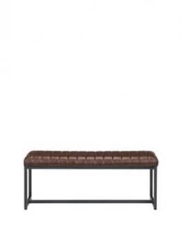 Julian Bowen Brooklyn Faux Leather Upholstered Dining Bench