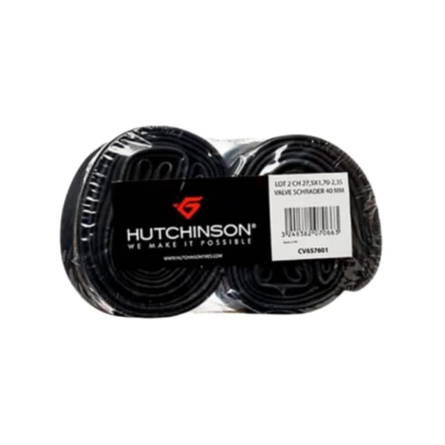 Pack of 2 Hutchinson Tubes 700x28-35 Schrader Valve 40 mm