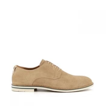 Dune London Bravas Smart Shoes - Sand Suede