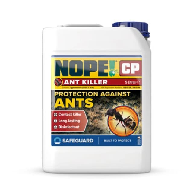 NOPE! Nope Cp Ant Killer (5 Litre) Effective Ant Control - Fast-Acting And Long-Lasting For Indoor & Outdoor Use.
