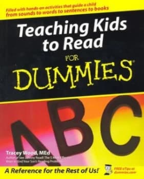 Teaching Kids to Read for Dummies by Tracey Wood Book