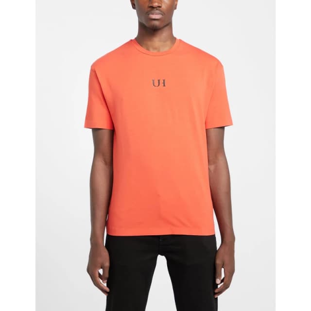 Unlike Humans Central Logo T-Shirt - Orange Orange S