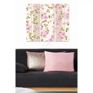 MDF73527331 Multicolor Decorative MDF Painting (3 Pieces)