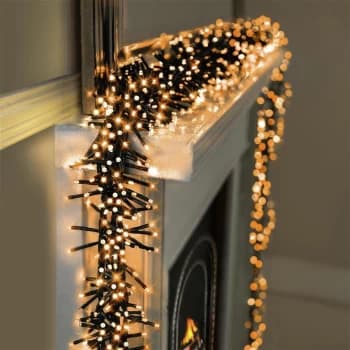 Premier Decorations 960 LED Timer Lights - Vintage Gold