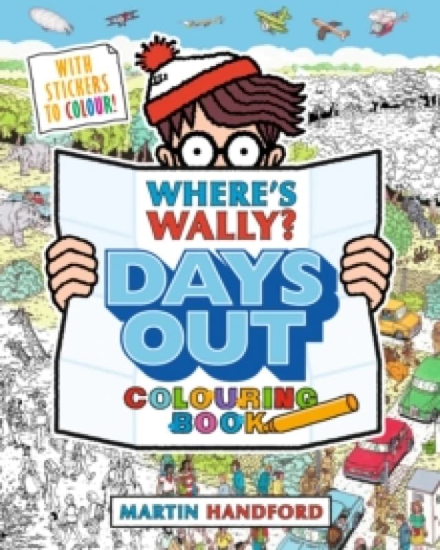 Where's Wally? Days Out: Colouring Book Paperback / softback