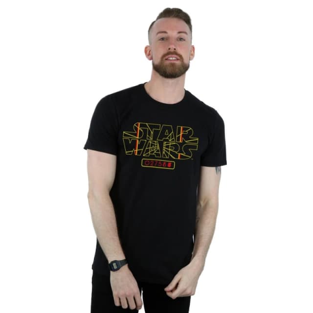 Star Wars Star Wars Men Target Logo T-Shirt in Black Size: Small Black S Male 5059400808674