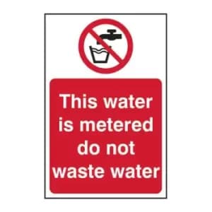 This Water is Metered Do Not... - RPVC (200 x 300mm)