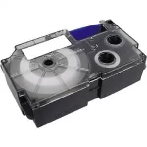 Casio XR-18YW1 Labelling tape Tape colour: Yellow Font colour: Black 18mm 8 m