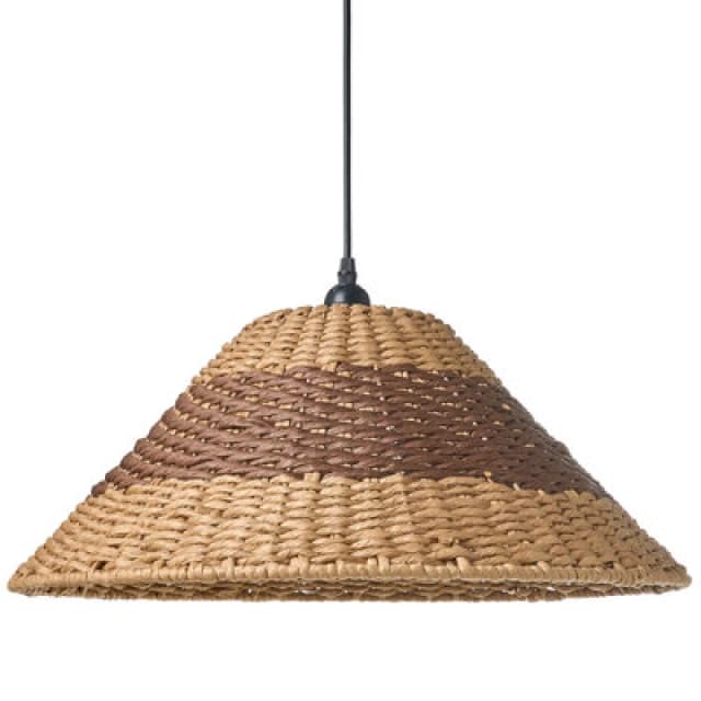 Beliani Pendant Lamp Bancal Paper Rope Natural