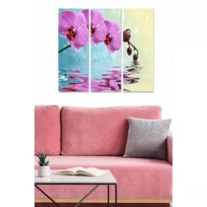 MDF8830272 Multicolor Decorative MDF Painting (3 Pieces)