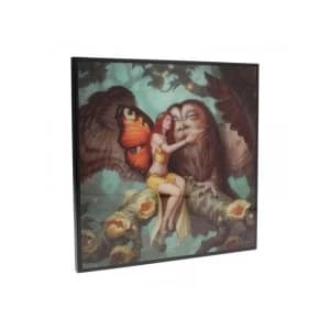 Fairy and Owl Small Crystal Clear Picture