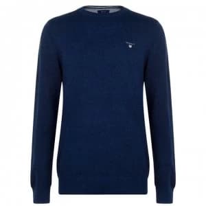 Gant Gant Crew Neck Jumper - Denim Blue 487
