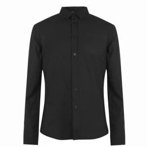 Firetrap Basic Oxford Shirt - Black
