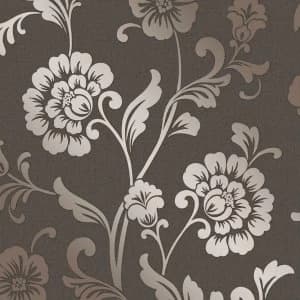 Fine Decor Fine Decor Quartz Floral Wallpaper - Bronze